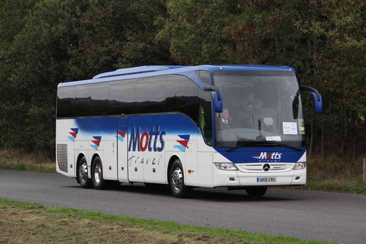 Motts Travel Mercedes Tourismo UK15CRU